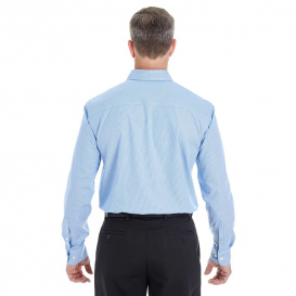 Devon & Jones DG532 Men's Crown Woven Collection Royal Dobby Shirt - French Blue