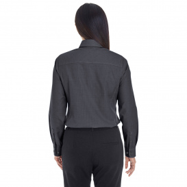 Devon & Jones DG532W Ladies Crown Woven Collection Royal Dobby Shirt - Black