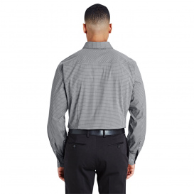 Devon & Jones DG535 CrownLux Performance Tonal Mini Check Shirt - Graphite