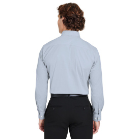 Devon & Jones DG537 CrownLux Performance Microstripe Shirt - Navy/White