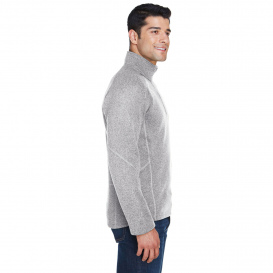 Devon & Jones DG792 Bristol Sweater Fleece 1/4-Zip - Grey Heather