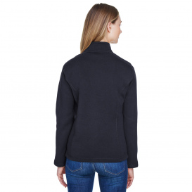 Devon & Jones DG793W Ladies Bristol Full Zip Sweater Fleece Jacket - Black