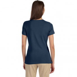 Devon & Jones DP182W Ladies Perfect Fit Shell T-Shirt - Navy