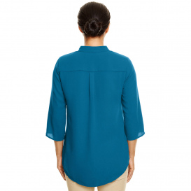 Devon & Jones DP611W Ladies Perfect fit 3/4 Sleeve Crepe Tunic - Dark Teal