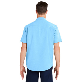 HUK H150154 Kona Solid Short Sleeve Shirt - Marolina Blue