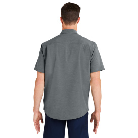 HUK H150154 Kona Solid Short Sleeve Shirt - Volcanic Ash