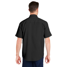 HUK H150171 Tide Point Short Sleeve Shirt - Black