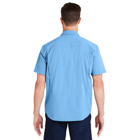 HUK H150183 Creekbed Short Sleeve Shirt - Marolina Blue
