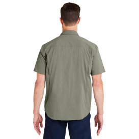 HUK H150183 Creekbed Short Sleeve Shirt - Moss