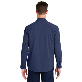 HUK H150184 Creekbed Long Sleeve Shirt - Naval Academy