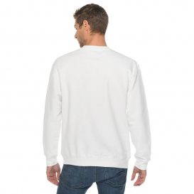 Lane Seven LS14004 Unisex Premium Crewneck Sweatshirt - White