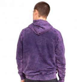 Lane Seven LST004 Unisex Vintage Raglan Hooded Sweatshirt - Cloud Purple