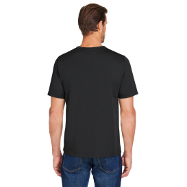 Harriton M118 Unisex Charge Snag and Soil Protect Long-Sleeve T-Shirt - Black