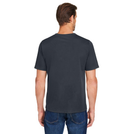 Harriton M118 Unisex Charge Snag and Soil Protect Long-Sleeve T-Shirt - Dark Charcoal