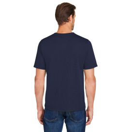 Harriton M118 Unisex Charge Snag and Soil Protect Long-Sleeve T-Shirt - Dark Navy
