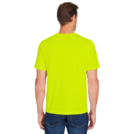 Harriton M118 Unisex Charge Snag and Soil Protect Long-Sleeve T-Shirt - Safety Yellow