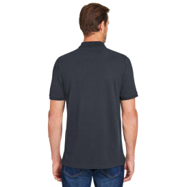 Harriton M205 Valiant Cotton Snag Protect Pocket Polo - Dark Charcoal