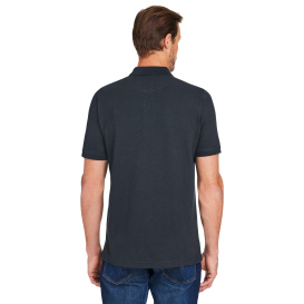 Harriton M205P Valiant Cotton Snag Protect Pocket Polo - Dark Charcoal