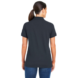 Harriton M205W Ladies Valiant Cotton Snag Protect Polo - Dark Charcoal