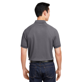 Harriton M208 Mens Charge Snag and Soil Protect Polo - Dark Charcoal