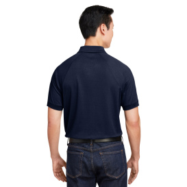 Harriton M208 Mens Charge Snag and Soil Protect Polo - Dark Navy