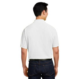 Harriton M208 Mens Charge Snag and Soil Protect Polo - White