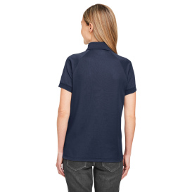 Harriton M208W Ladies Charge Snag and Soil Protect Polo - Dark Navy