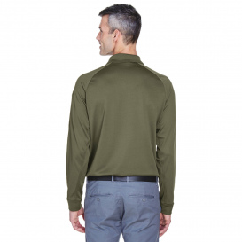 Harriton M211L Mens Advantage Snag Protection Plus Long-Sleeve Tactical Polo - Tactical Green