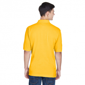 Harriton M265 Men\'s 5.6oz. Easy Blend Polo - Sunray Yellow