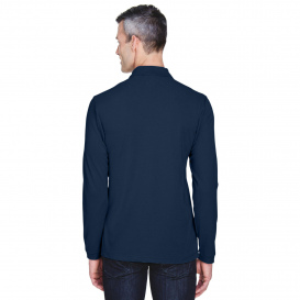 Harriton M265L Men\'s 5.6 oz. Easy Blend Long Sleeve Polo - Navy