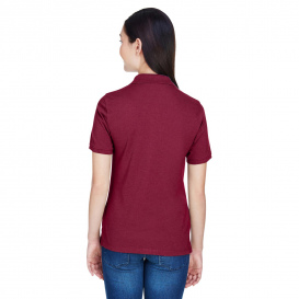 Harriton M265W Ladies 5.6 oz. Easy Blend Polo - Wine