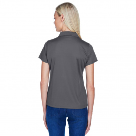 Harriton M315W Ladies 4 oz. Polytech Polo - Charcoal