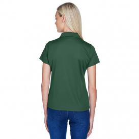 Harriton M315W Ladies 4 oz. Polytech Polo - Dark Green