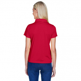 Harriton M315W Ladies 4 oz. Polytech Polo - Red