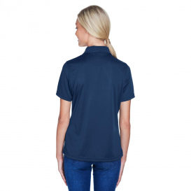 Harriton M345W Ladies Advantage Snag Protection Plus IL Snap Placket Polo - Dark Navy