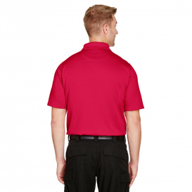 Harriton M348 Men\'s Advantage Snag Protection Plus IL Polo - Red