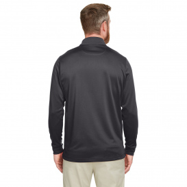 Harriton M348L Men's Advantage Snag Protection Plus IL Long Sleeve Polo - Dark Charcoal