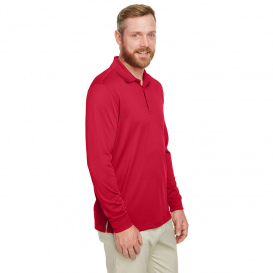 Harriton M348LT Men\'s Tall Advantage Long Sleeve Snag Protection Plus IL Polo - Red