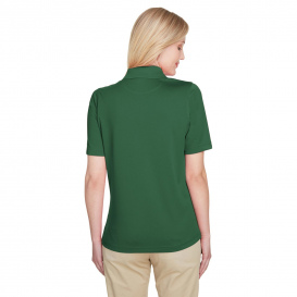 Harriton M348W Ladies Advantage Snag Protection Plus IL Polo - Dark Green