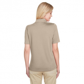 Harriton M348W Ladies Advantage Snag Protection Plus IL Polo - Khaki