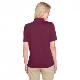 Harriton M348W Ladies Advantage Snag Protection Plus IL Polo - Maroon