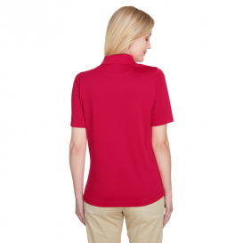 Harriton M348W Ladies Advantage Snag Protection Plus IL Polo - Red