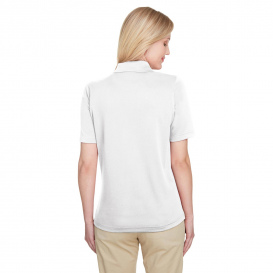 Harriton M348W Ladies Advantage Snag Protection Plus IL Polo - White