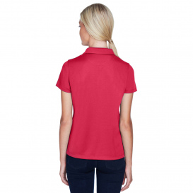 Harriton M353W Ladies Double Mesh Polo - Red