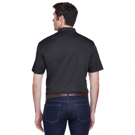 Harriton M354 Micro Pique Polo - Black