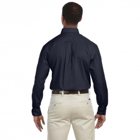 Harriton M510 Men\'s Tall 3.1 oz. Essential Poplin - Navy