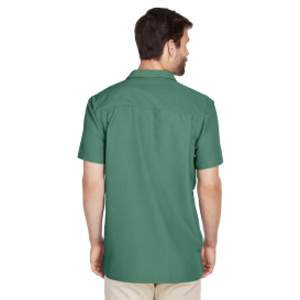 Harriton M560 Men\'s Barbados Textured Camp Shirt - Palm Green