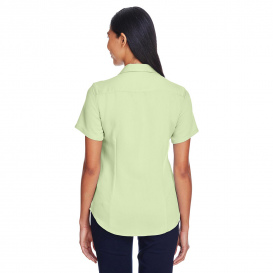 Harriton M570W Ladies Bahama Cord Camp Shirt - Green Mist