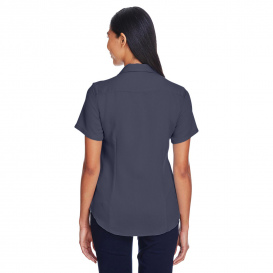 Harriton M570W Ladies Bahama Cord Camp Shirt - Navy