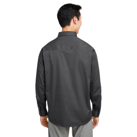 Harriton M585L Men's Advantage IL Long-Sleeve Work Shirt - Dark Charcoal